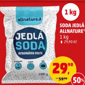 Jedlá soda Allnature