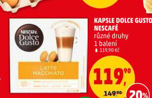 Kapsle Dolce Gusto Nescafé