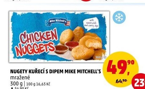 Kuřecí nugetky mražené Mike Mitchell'