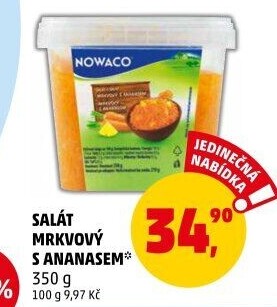 Salát mrkvový s ananasem Nowaco