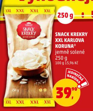 Snack Krekry Karlova Koruna