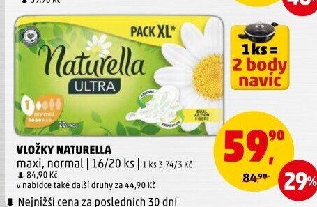Vložky dámské Naturella