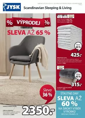 akční leták Jysk 18.1.2023-31.1.2023