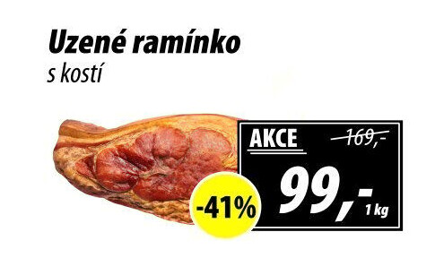 Uzené ramínko s kostí