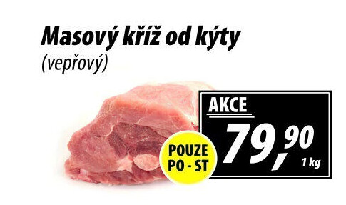 Vepřový kříž od kýty