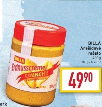 Arašídové máslo Billa