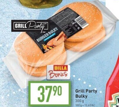 Bulky na hamburger Grill Party
