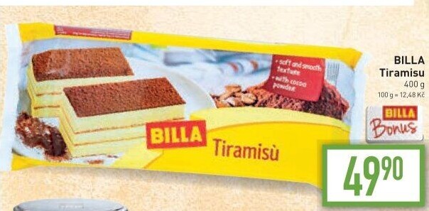 Dezert tiramisu Billa