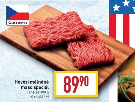 Hovězí mleté maso speciál
