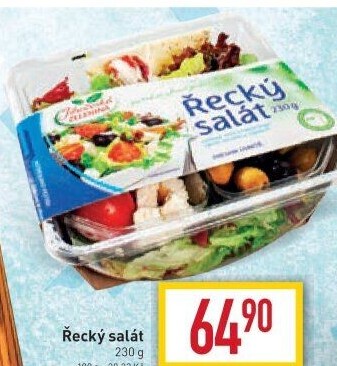 Řecký salát Jihočeská zelenina