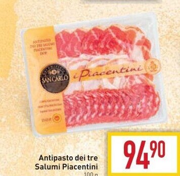 Salámy Antipasto Piacentini San Carlo