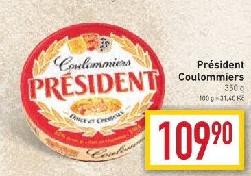 Sýr Coulommiers Président