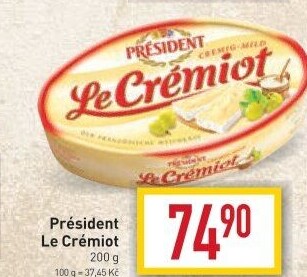 Sýr Le Crémiot Président