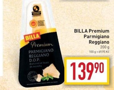 Sýr Parmigiano Reggiano Premium Billa