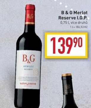 Víno Merlot Reserve I.G.P. Barton &amp