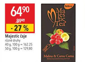 Čaje Majestic Tea Biogena