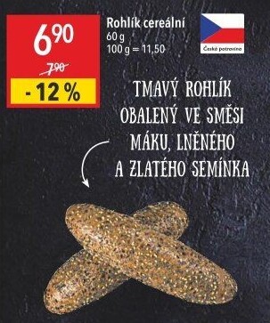Cereální rohlík