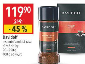 Instantní káva Espresso 57 Davidoff Grand Cuvée