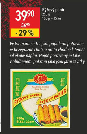Papír rýžový A. T. International