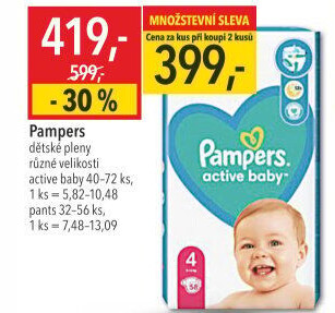 Pleny dětské Active Baby Pampers