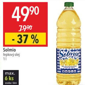 Řepkový olej Solmio