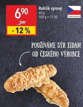 Rohlík se sýrem