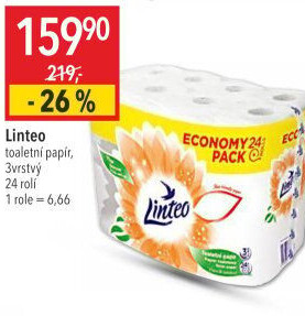 Toaletní papír 3vrstvý Linteo