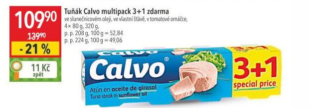 Tuňák v oleji Calvo