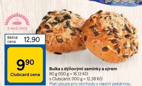 Bulka dýňová se sýrem