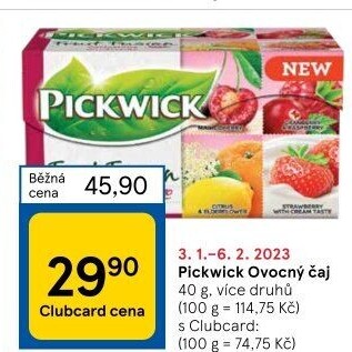 Čaj ovocný Pickwick