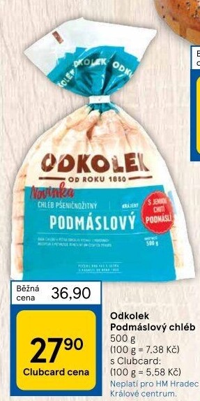 Chléb podmáslový Odkolek