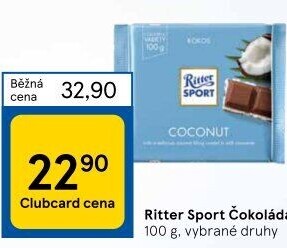 Čokoláda Sport Ritter