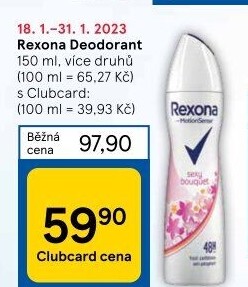 Deodorant sprej Rexona