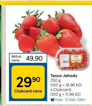 Jahody Tesco
