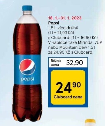 Limonáda Pepsi