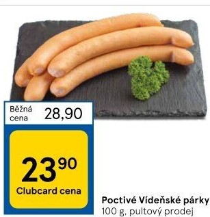 Párky vídeňské poctivé