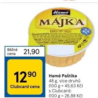 Paštiky Hamé