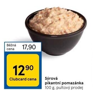 Pikantní sýrová pomazánka