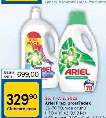 Prací prostředky Ariel