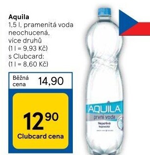Přírodní voda Aquila