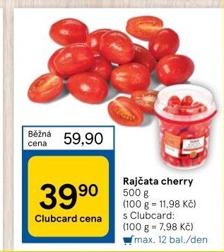 Rajčata cherry Tesco