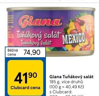 Salát s tuňákem Giana
