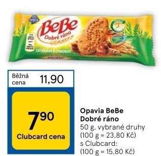 Sušenky BeBe Dobré ráno Opavia