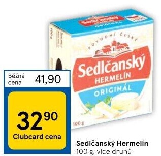Sýr Hermelín Sedlčanský