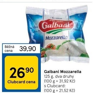 Sýr Mozzarella Galbani