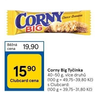 Tyčinka cereální BIG Corny