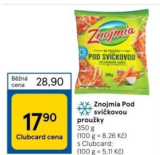 Zeleninová směs pod svíčkovou mražená Znojmia