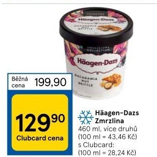 Zmrzlina v kelímku Häagen-Dazs