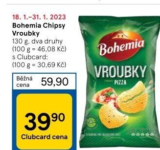 Chipsy Vroubky Bohemia Chips