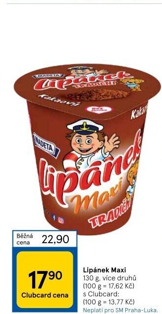 Dezert Lipánek Madeta